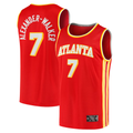 Kdoa A.Hawks #7 Nickeil Alexander-Walker Red Fast Break Replica Jerseys - Icon Edition