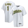 Kdoa Athletics #1 Denzel Clarke player White Home 2026 Official Stitched Jersey