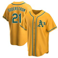 Kdoa Athletics #21 Tyler Soderstrom Player Gold Replica Alternate Stitched Jersey