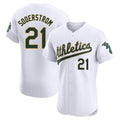 Kdoa Athletics #21 Tyler Soderstrom Player White Elite Home Stitched Jersey