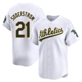 Kdoa Athletics #21 Tyler Soderstrom Player White Limited Home Stitched Jersey