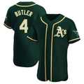 Kdoa Athletics #4 Lawrence Butler player Green Authentic Alternate Stitched Jersey