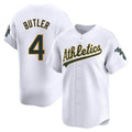 Kdoa Athletics #4 Lawrence Butler player White Limited Home Stitched Jersey