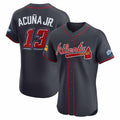 Kdoa A.Braves #13 Ronald Acuna Jr. Navy 2025 Speedway Classic Alternate Elite Player Personalized Jersey