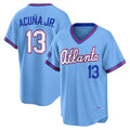 Kdoa A.Braves #13 Ronald Acuna Jr. Powder Blue 2026 City Connect Stadium Stitched Personalized Jersey