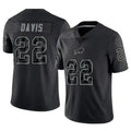 Kdoa B.Bills #22 Ray Davis Player Black RFLCTV Limited Stitched Jerseys