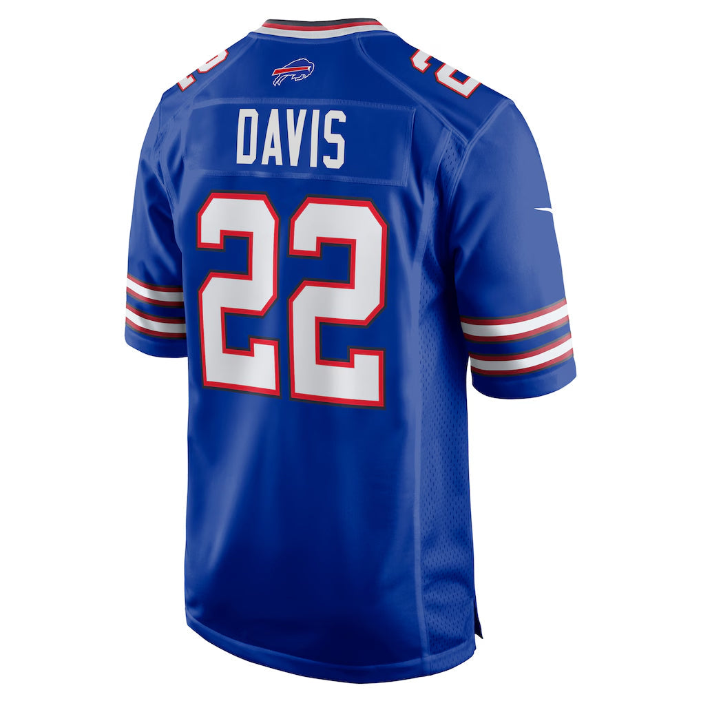 Kdoa B.Bills #22 Ray Davis Player Royal Home Game Stitched Jerseys