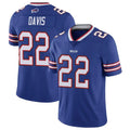 Kdoa B.Bills #22 Ray Davis Player Royal Vapor Limited Stitched Jerseys