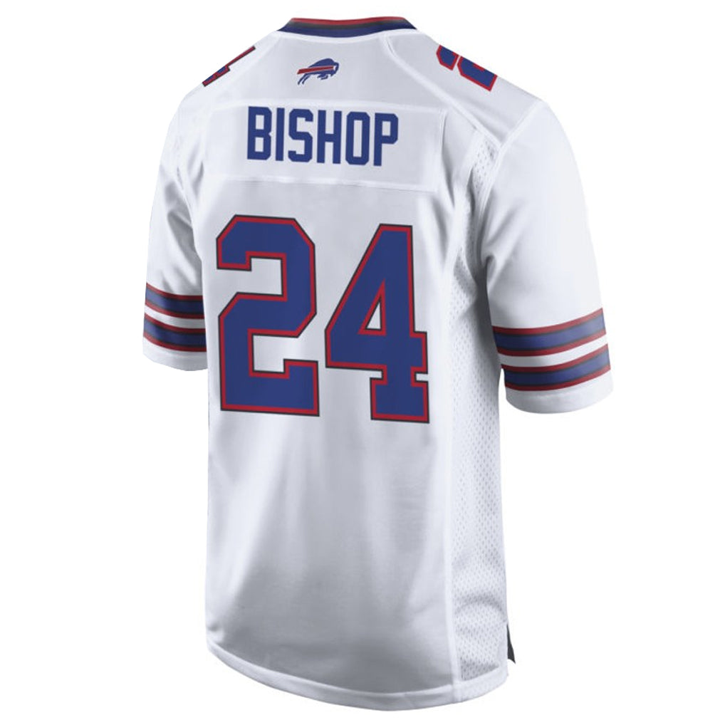 Kdoa B.Bills #24 Cole Bishop Player White Home Game Stitched Jerseys