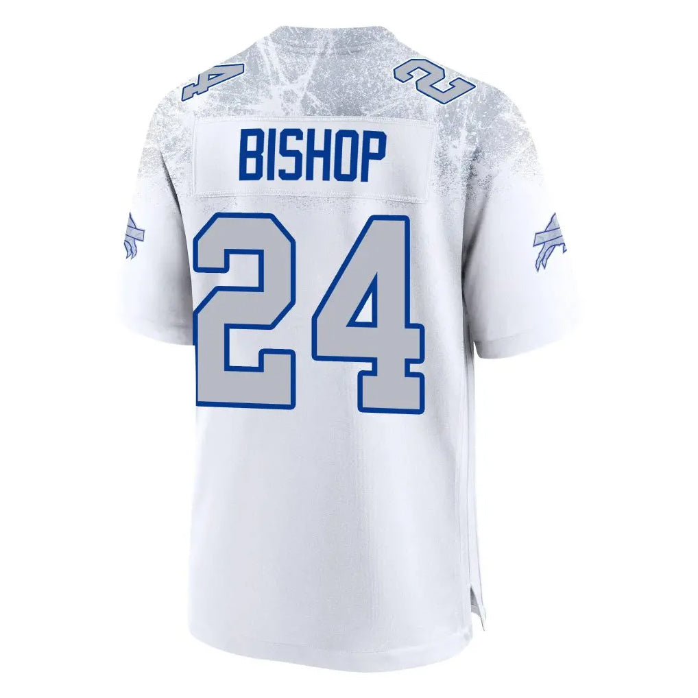 Kdoa B.Bills #24 Cole Bishop Player White Rivalries Collection Game Stitched Jerseys