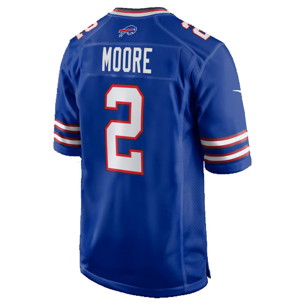 Kdoa B.Bills #2 D.J. Moore Royal Game Stitched Jerseys