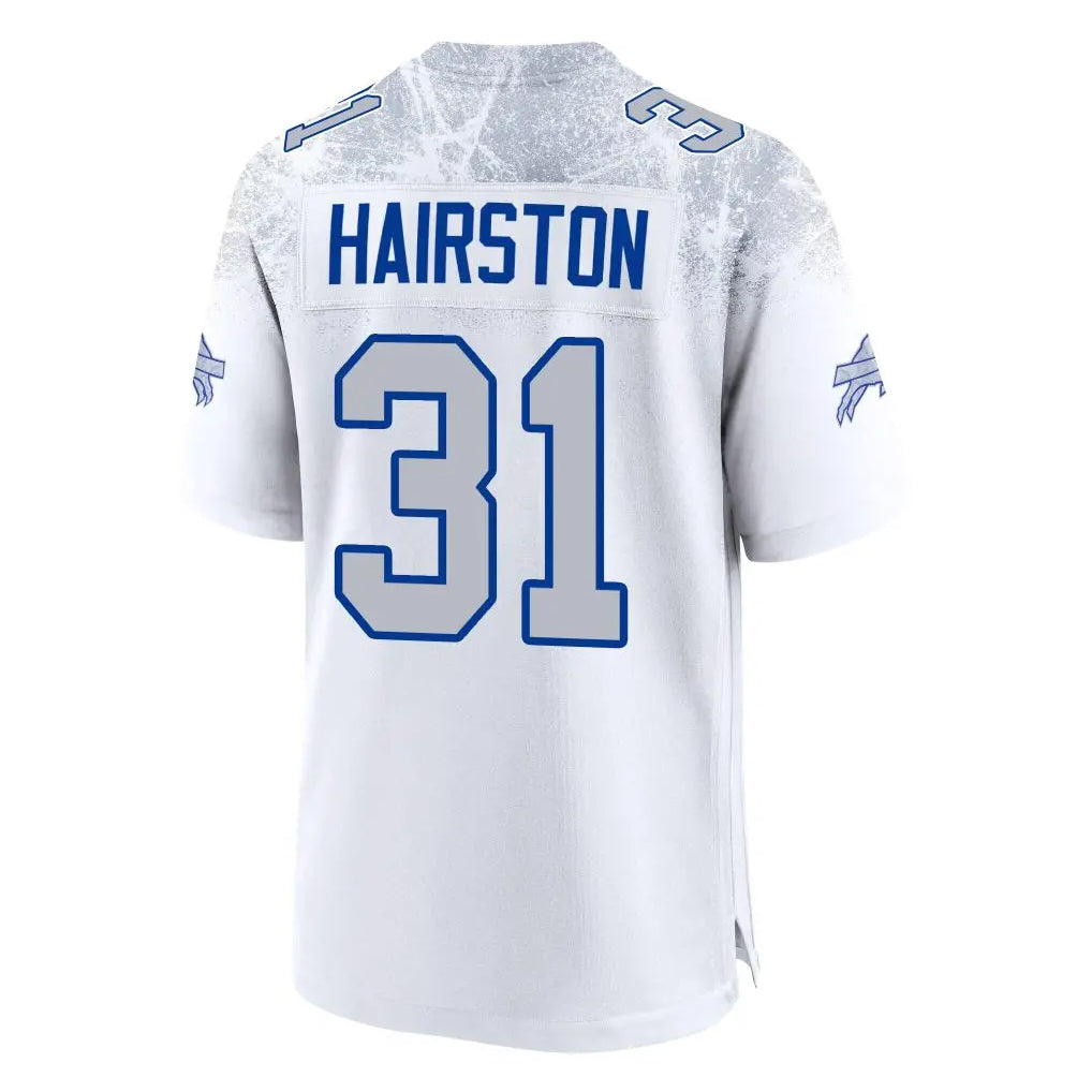 Kdoa B.Bills #31 Maxwell Hairston Player White Rivalries Collection Game Stitched Jerseys