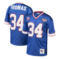 Kdoa B.Bills #34 Thurman Thomas Player Royal Mitchell & Ness 1985 Throwback Retired Stitched Jerseys