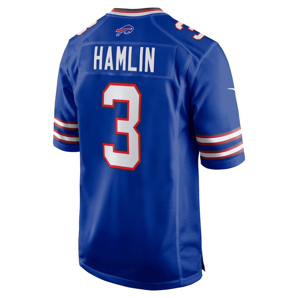 Kdoa B.Bills #3 Damar Hamlin Player Royal Home Game Stitched Jerseys