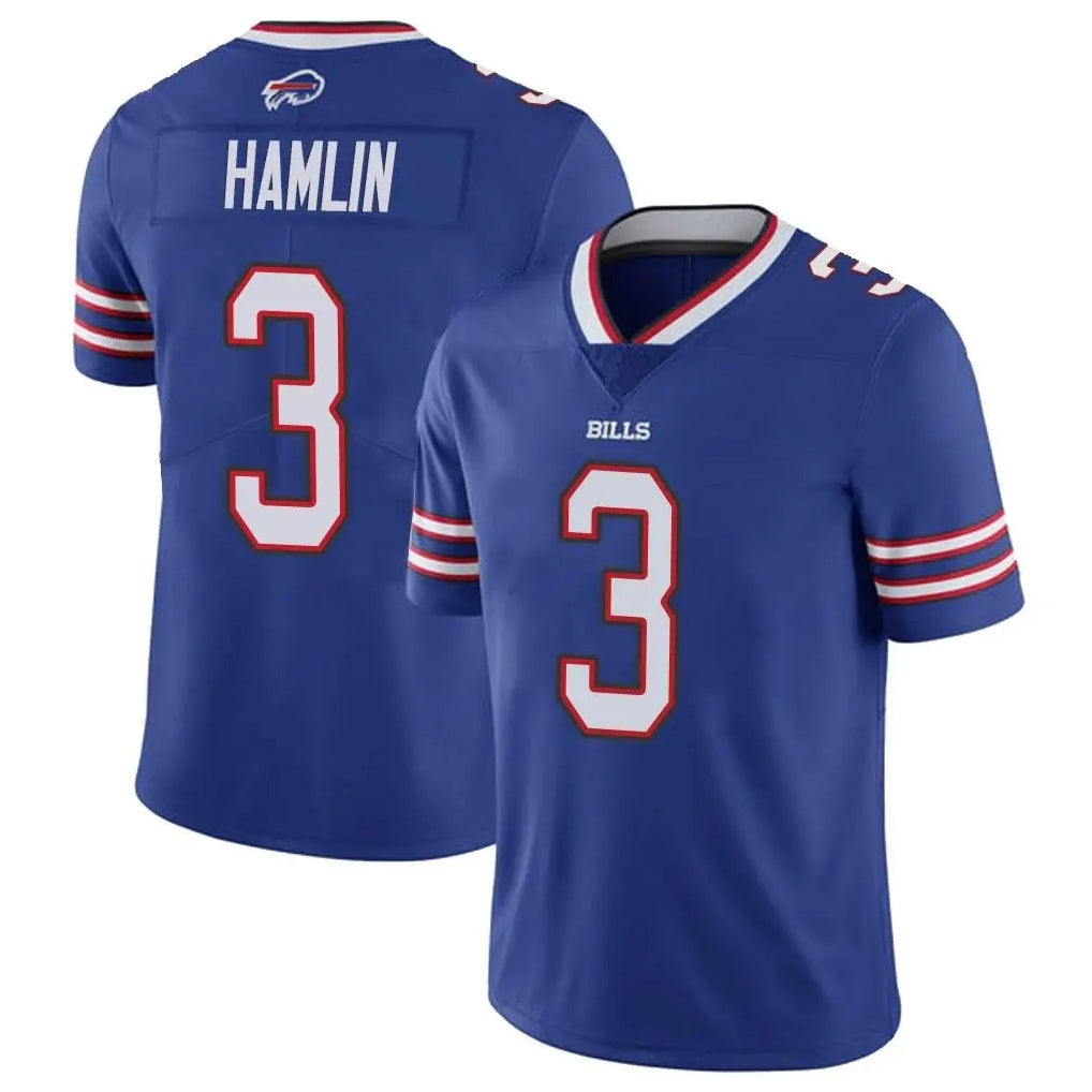 Kdoa B.Bills #3 Damar Hamlin Player Royal Vapor Untouchable Limited Stitched Jerseys