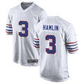 Kdoa B.Bills #3 Damar Hamlin Player White Alternate Game Stitched Jerseys