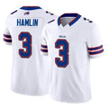 Kdoa B.Bills #3 Damar Hamlin Player White Vapor F.U.S.E. Limited Stitched Jerseys
