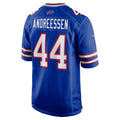 Kdoa B.Bills #44 Joe Andreessen Player Royal Home Game Stitched Jerseys