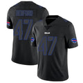 Kdoa B.Bills #47 Christian Benford Player Black Impact Limited Stitched Jerseys