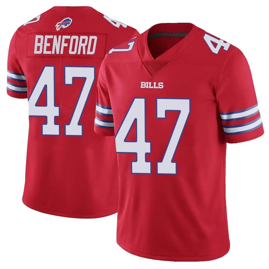 Kdoa B.Bills #47 Christian Benford Player Red Vapor Untouchable Limited Stitched Jerseys