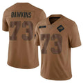 Kdoa B.Bills #73 Dion Dawkins Player Brown Salute To Service Limited  Stitched Jerseys