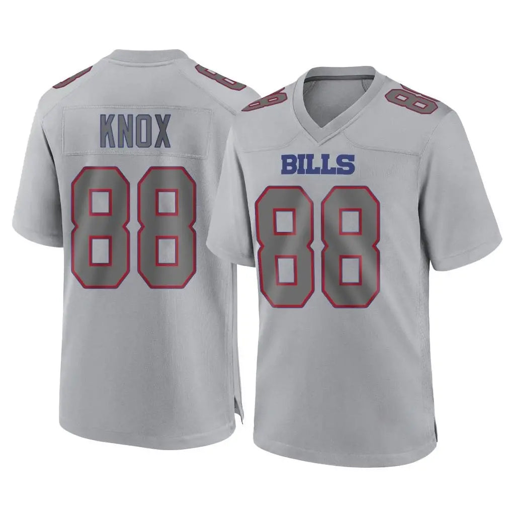 Kdoa B.Bills #88 Dawson Knox Player Gray Fashion Home Game Stitched Jerseys