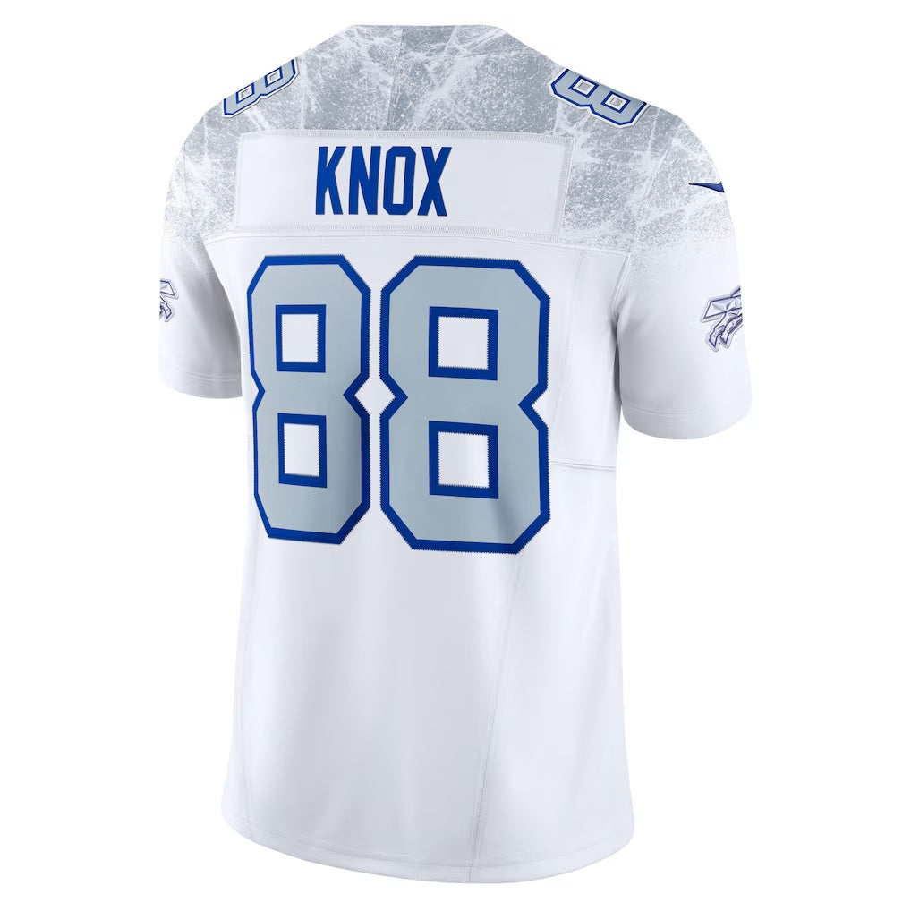 Kdoa B.Bills #88 Dawson Knox White 2025 Rivalries Collection Limited Stitched Jerseys