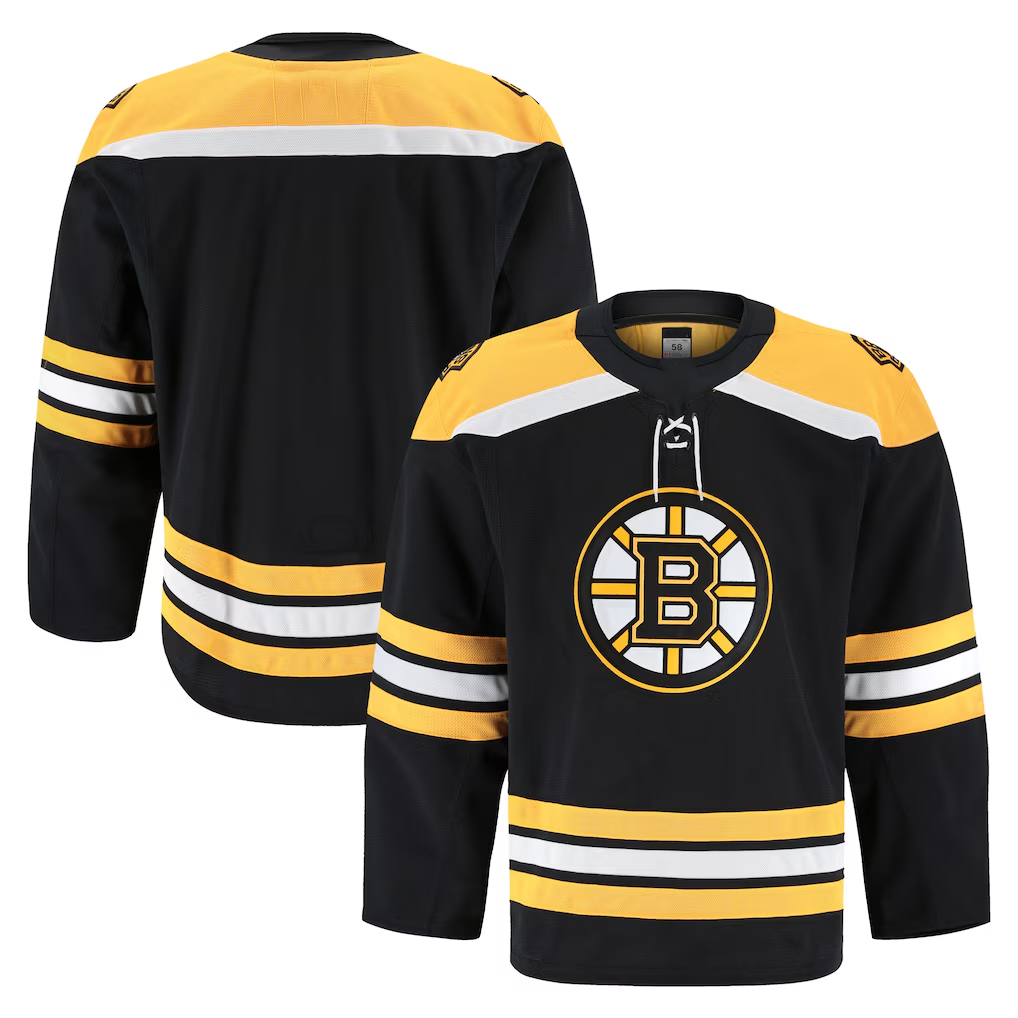 Kdoa B.Bruins Black Home Authentic Pro Stitched Jerseys