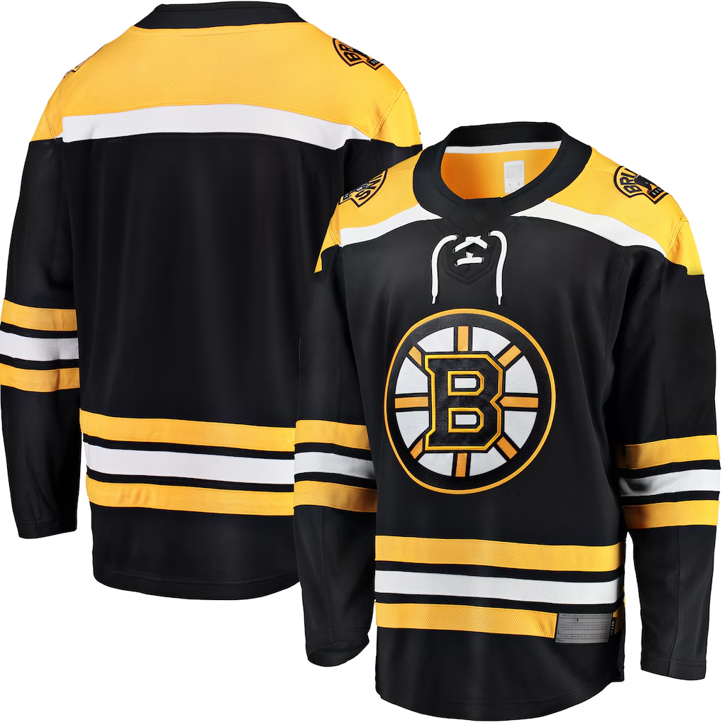 Kdoa B.Bruins Black Home Premium Stitched Jersey