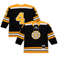 Kdoa B.Bruins #4 Bobby Orr Mitchell & Ness Black Big & Tall 197172 Blue Line 2.0 Stitched Jerseys