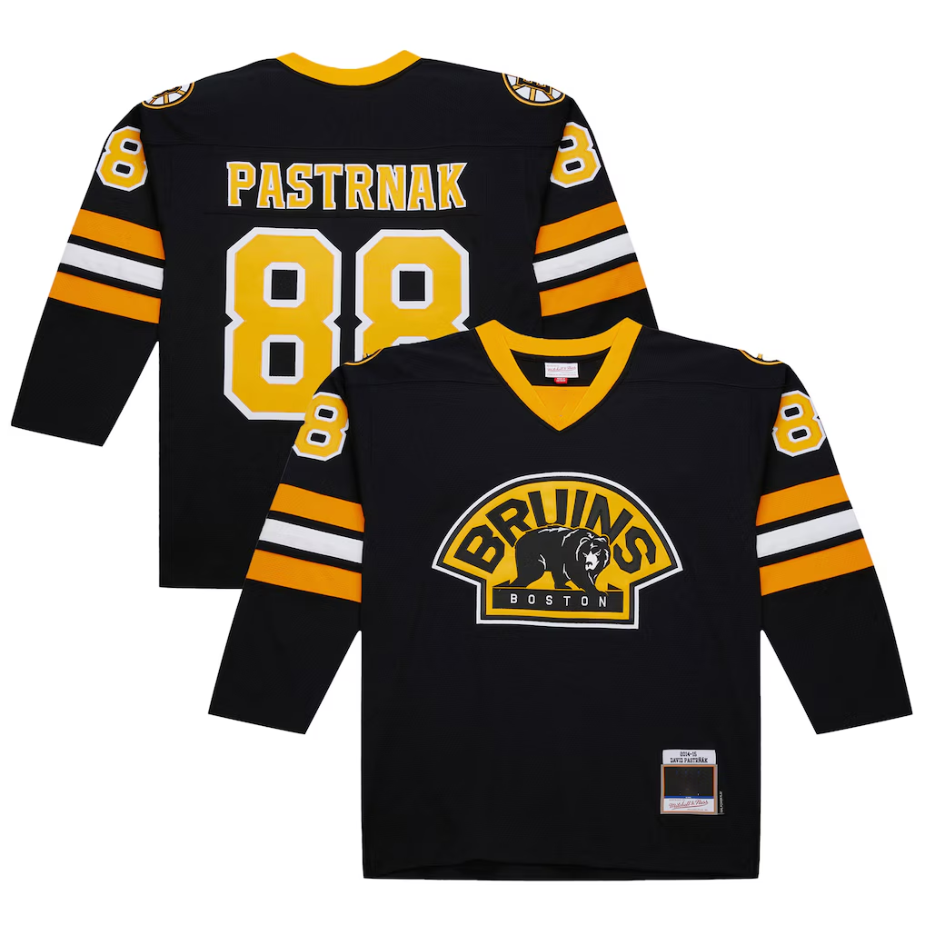 Kdoa B.Bruins #88 David Pastrnak Black 2014-15 Power Play Stitched Jerseys