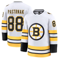 Kdoa B.Bruins #88 David Pastrnak White Away Premium Player Stitched Jerseys
