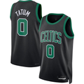 Kdoa B.Celtics #0 Jayson Tatum  Black Swingman Jerseys - Statement Edition