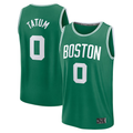 Kdoa B.Celtics #0 Jayson Tatum  Kelly Green Fast Break Replica Player Jerseys - Icon Edition