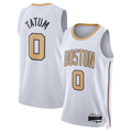 Kdoa B.Celtics #0 Jayson Tatum White 2025 2026 Swingman Jerseys - City Edition