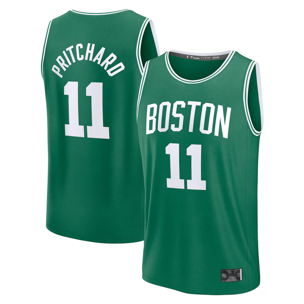 Kdoa B.Celtics #11 Payton Pritchard Kelly Green Fast Break Replica Player Jerseys - Icon Edition