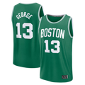 Kdoa B.Celtics #13 Paul George  Kelly Green Fast Break Replica Jerseys - Icon Edition