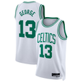Kdoa B.Celtics #13 Paul George White Swingman Jerseys - Association Edition