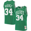 Kdoa B.Celtics #34 Paul Pierce Mitchell & Ness Kelly Green Hardwood Classics Swingman Jerseys