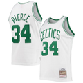 Kdoa B.Celtics #34 Paul Pierce Mitchell & Ness White Hardwood Classics Swingman Jerseys