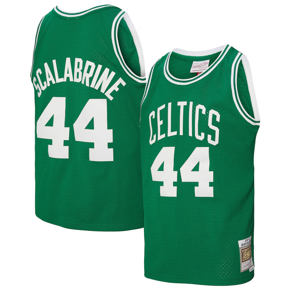 Kdoa B.Celtics #44 Brian Scalabrine Mitchell & Ness Kelly Green 200708 Hardwood Classics Swingman Jerseys