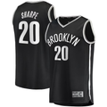 Kdoa B.Nets #20 Day'Ron Sharpe  Black Fast Break Replica Jerseys - Icon Edition