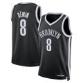 Kdoa B.Nets #8 Egor D?min Black Swingman Jerseys - Icon Edition