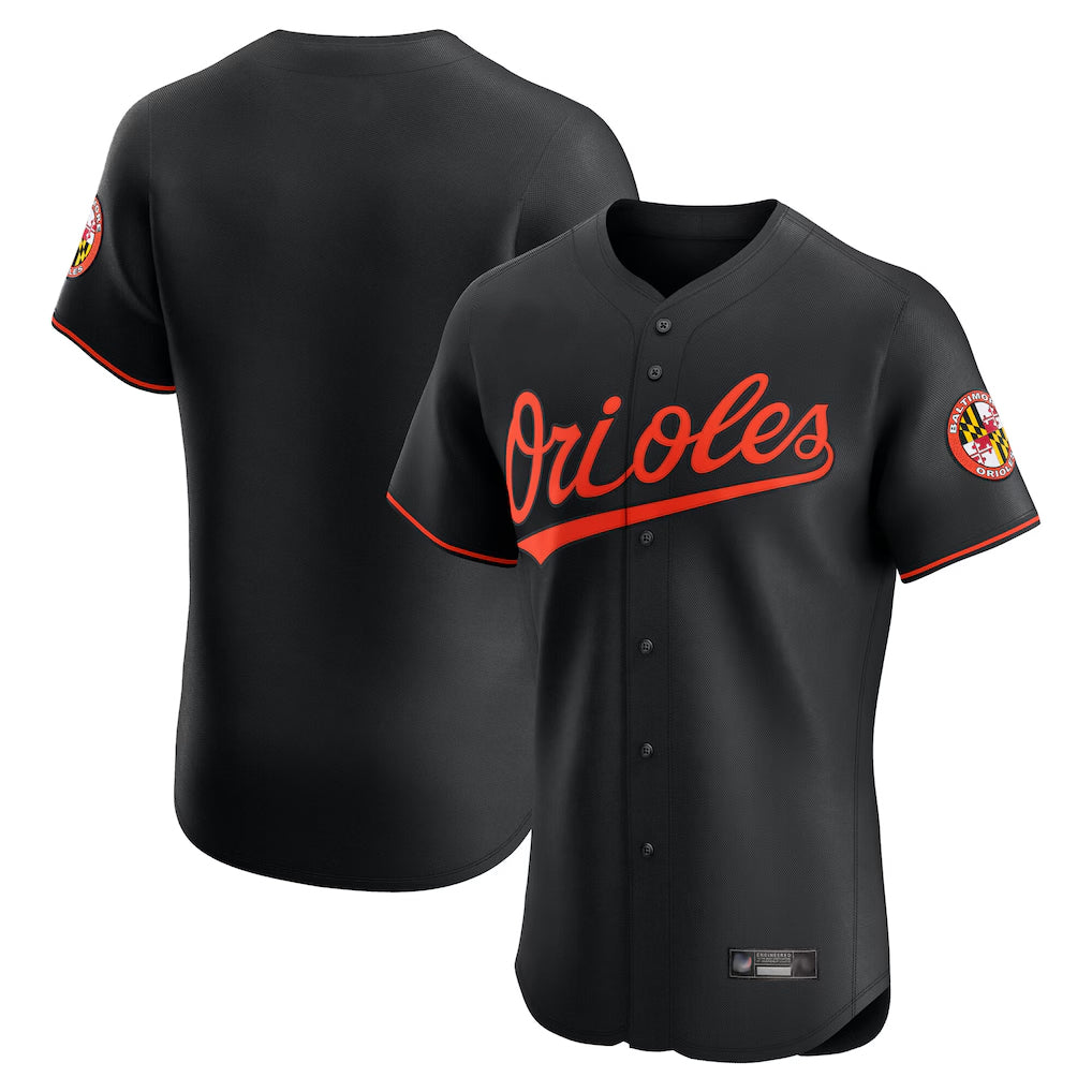 Kdoa B.Orioles Black Limited Elite Home Game Blank Player Stitched Jerseys