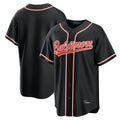 Kdoa B.Orioles Black Out Fashion Home Game Blank Player Stitched Jerseys