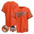 Kdoa B.Orioles Orange 30th Anniversary of 2131 Home Game Blank Player Stitched Jerseys