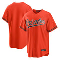 Kdoa B.Orioles Orange Home Game Blank Player Stitched Jerseys