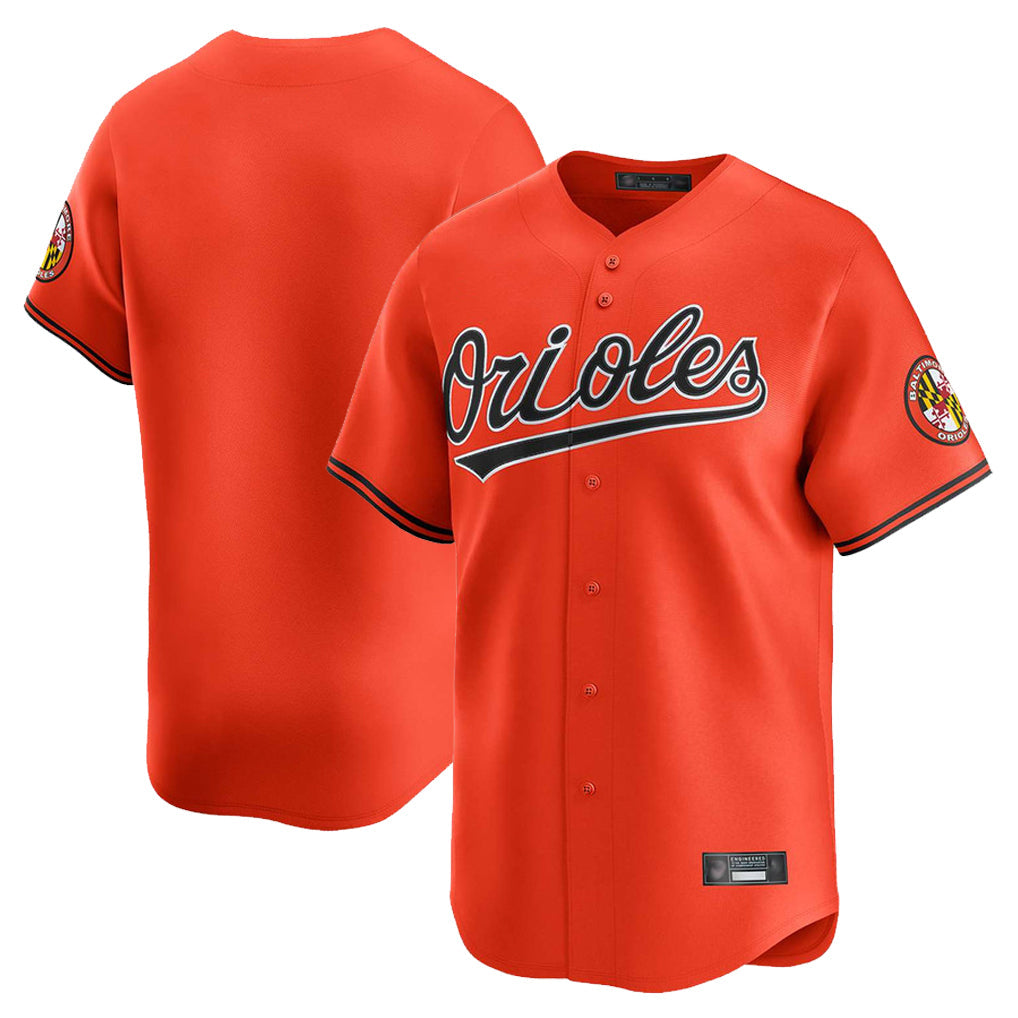 Kdoa B.Orioles Orange Limited Home Game Blank Player Stitched Jerseys