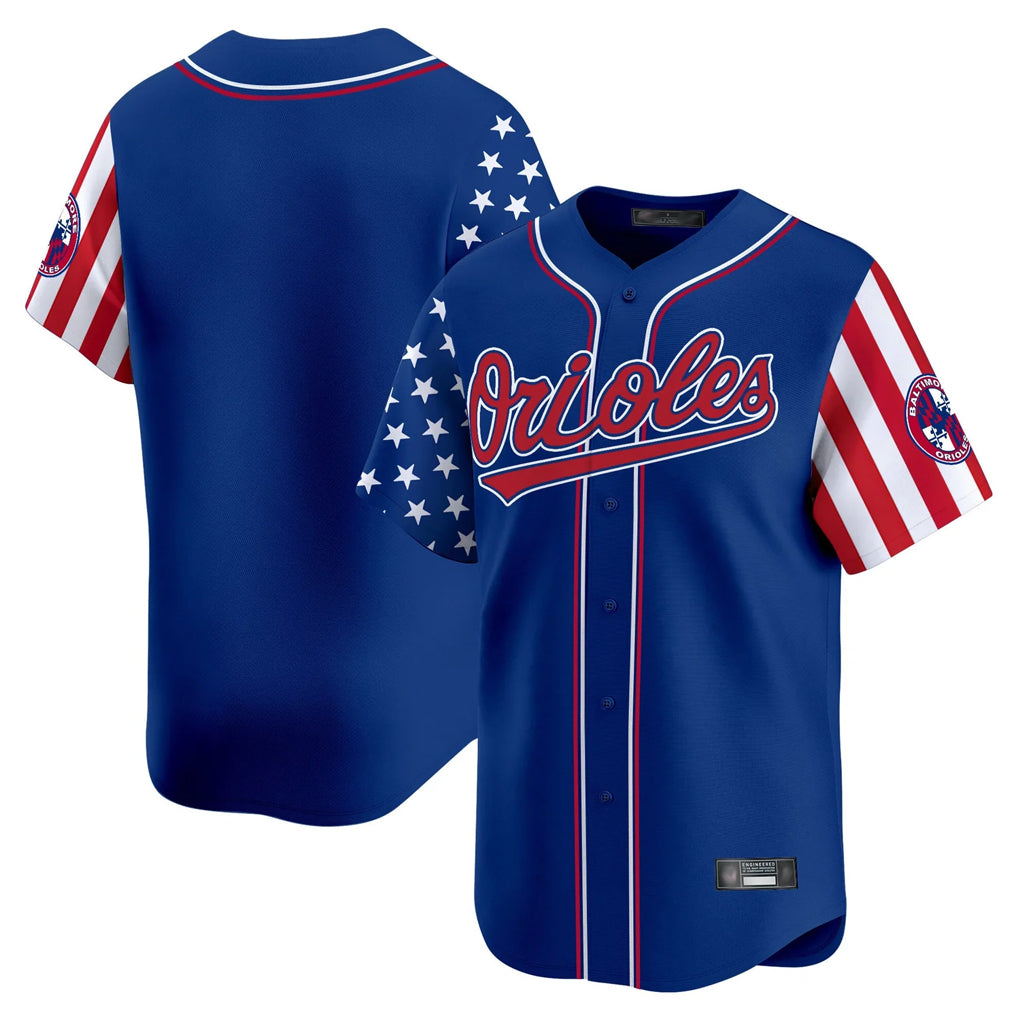 Kdoa B.Orioles Royal Independence Day Vapor Premier Limited Home Game Blank Player Stitched Jerseys
