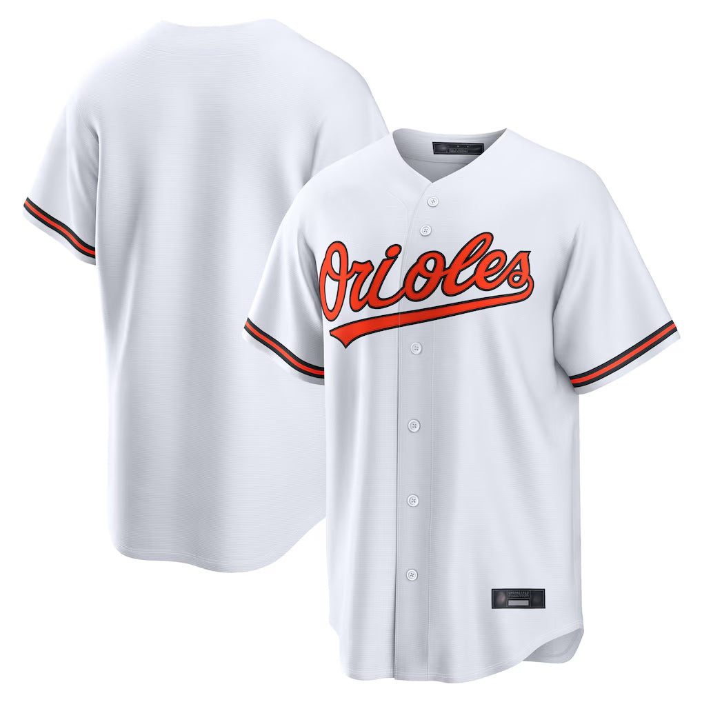 Kdoa B.Orioles White Home Game Blank Player Stitched Jerseys